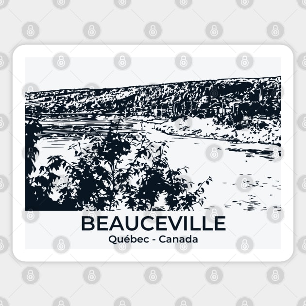 Beauceville - Québec Magnet by Lakeric